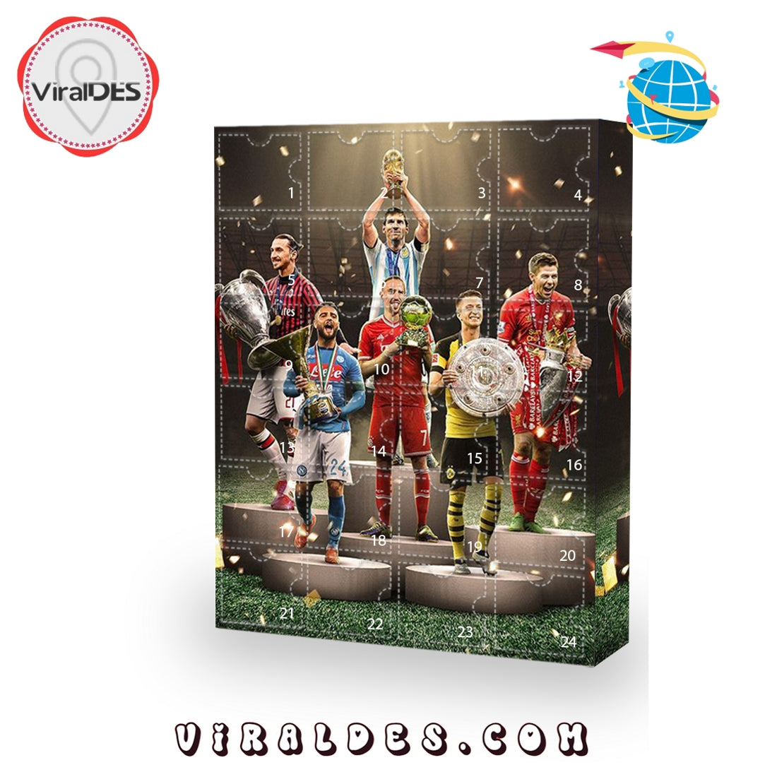 2026 World Cup Advent Calendar, 24 Gifts Are In It