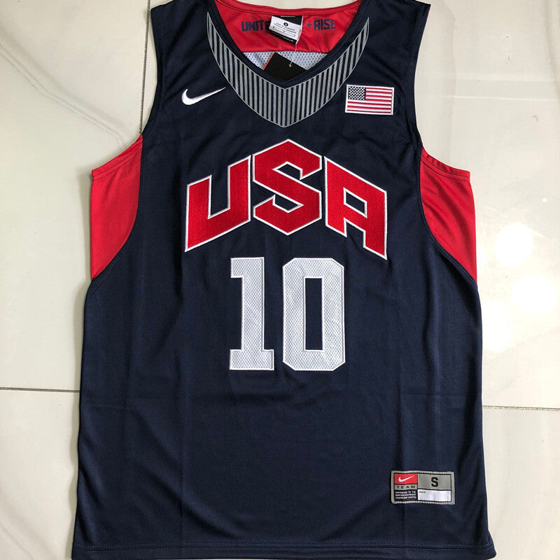 #10 Bryant USA Dream 10 Authentic jersey navy Style 6