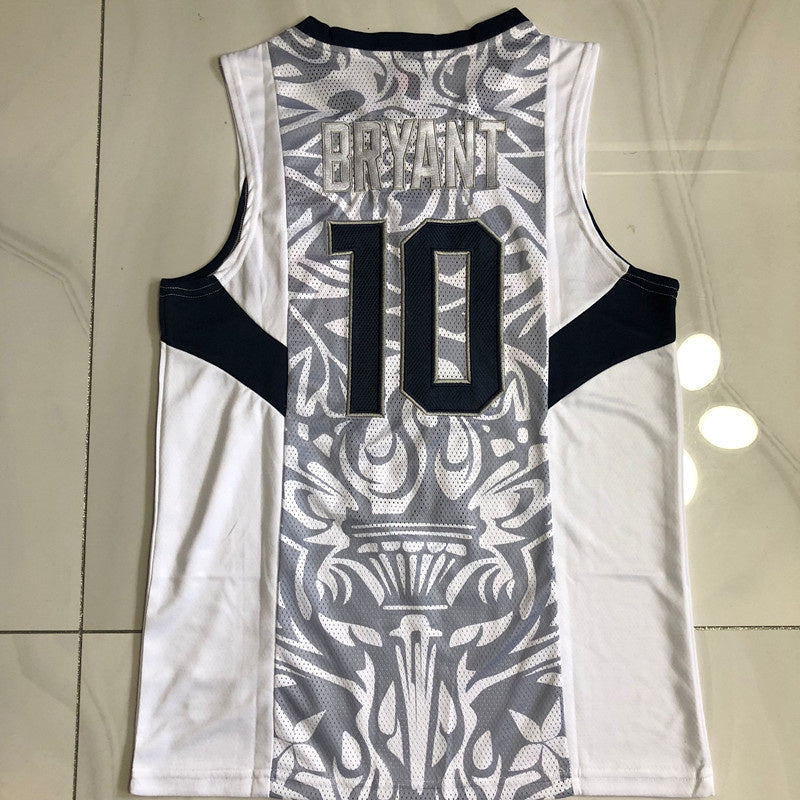 #10 Bryant USA Dream 8 Authentic jersey white Style 3