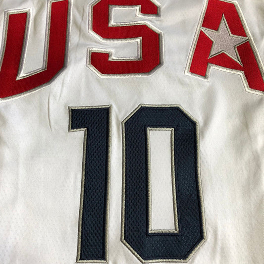 #10 Bryant USA Dream 8 Authentic jersey white Style 6