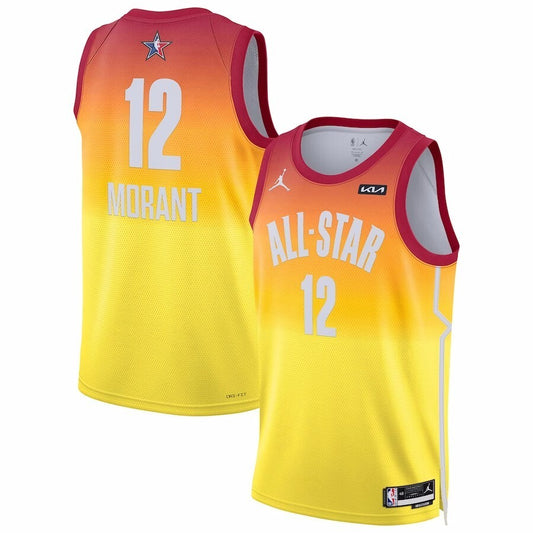 #12 Ja Morant 2023 NBA All-Star Game Swingman Jersey - Orange
