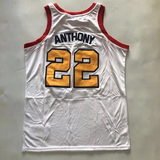 #22 Anthony Mcdonald's All American jersey white Style 2