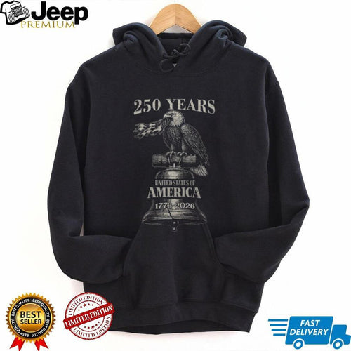250 Years American Liberty Bell and Eagle 1776 2026 Vintage T Shirt