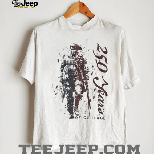 250 Years Of Courage American Revolutionary War Soldier Graphic Shirt