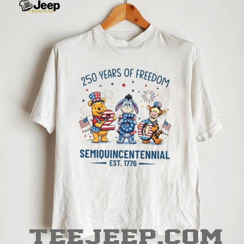250 Years Of Freedom Semiquincentennial Pooh & Friends 2026 T Shirt