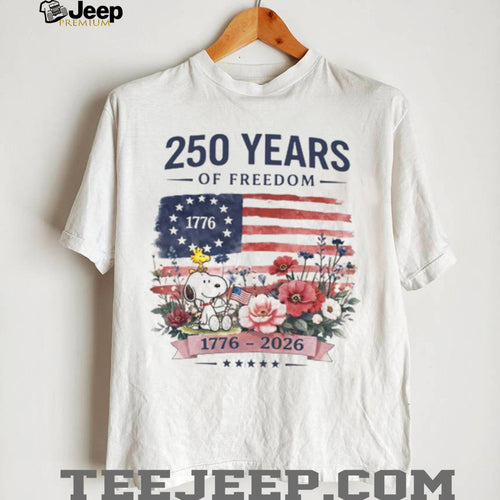 250 Years of Freedom 1776 to 2026 Patriotic Flag Shirt