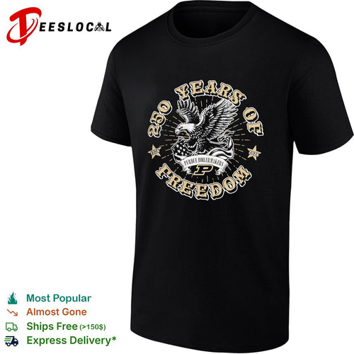 250 Years of Freedom Purdue Boilermakers 1776 2026 American Eagle Patriotic shirt