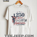 250 Years of God’s Grace on America Patriotic Cross Shirt