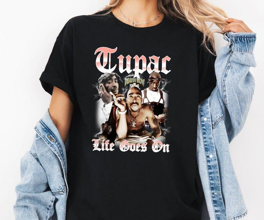 2PAC Rapper Tshirt, Hip Hop Legends and Pioneers Tee, Gift For Fan, 90s Hip Hop, 2PAC059