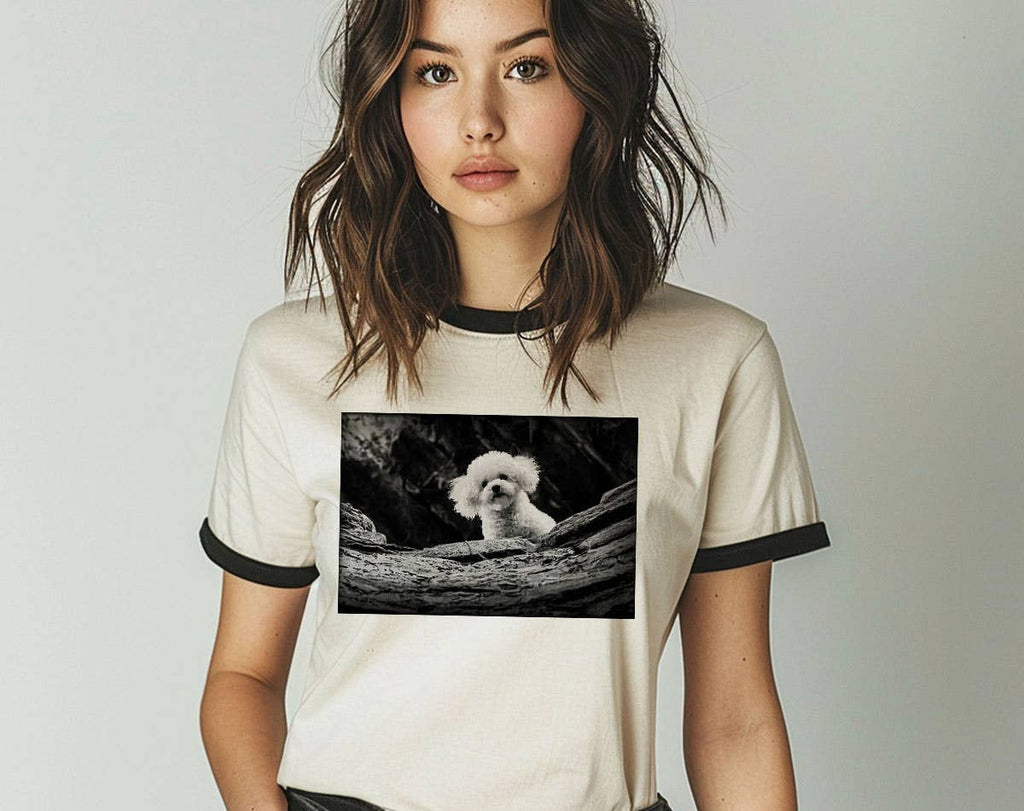 Silence of the Lamb Dog - Funny Horror Ringer Shirt