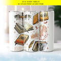 Fourth Wing Inspired Collage - Book Novel Reading Tumbler