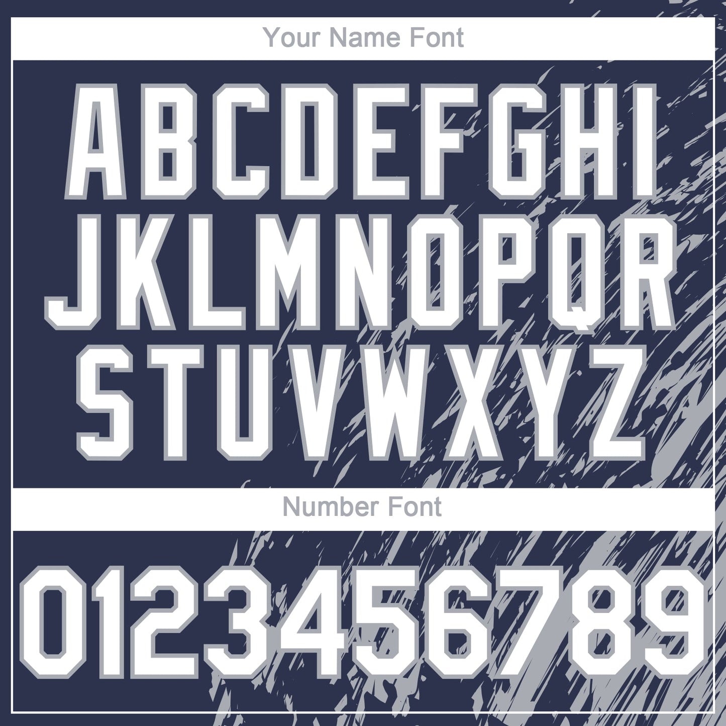 Custom Navy White-Gray Paint Stroke Grunge Streak Authentic Baseball Jersey
