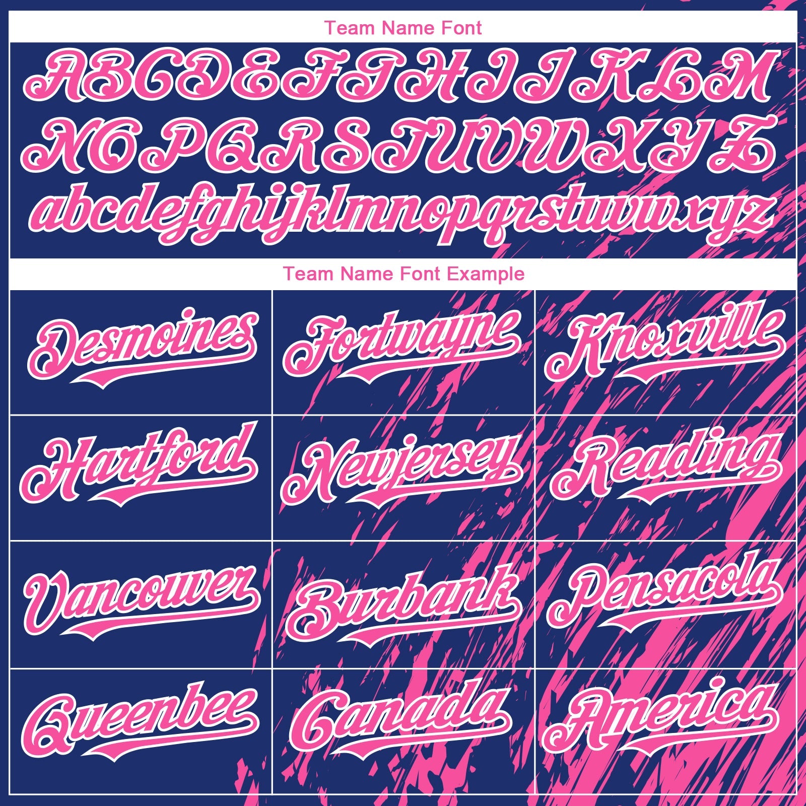 Custom Royal Pink-White Paint Stroke Grunge Streak Authentic Baseball Jersey