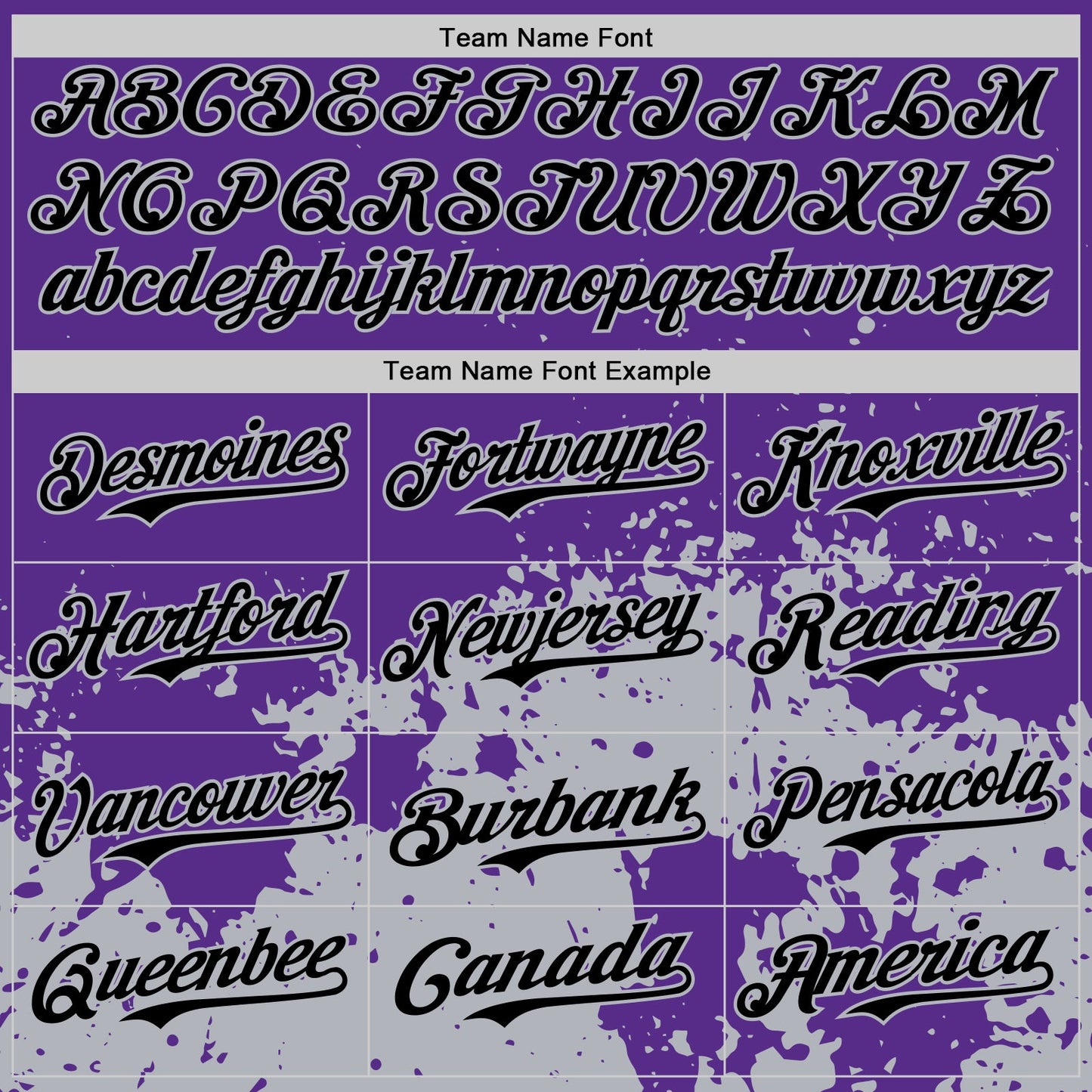 Custom Purple Black-Gray Abstract Splatter Grunge Authentic Baseball Jersey