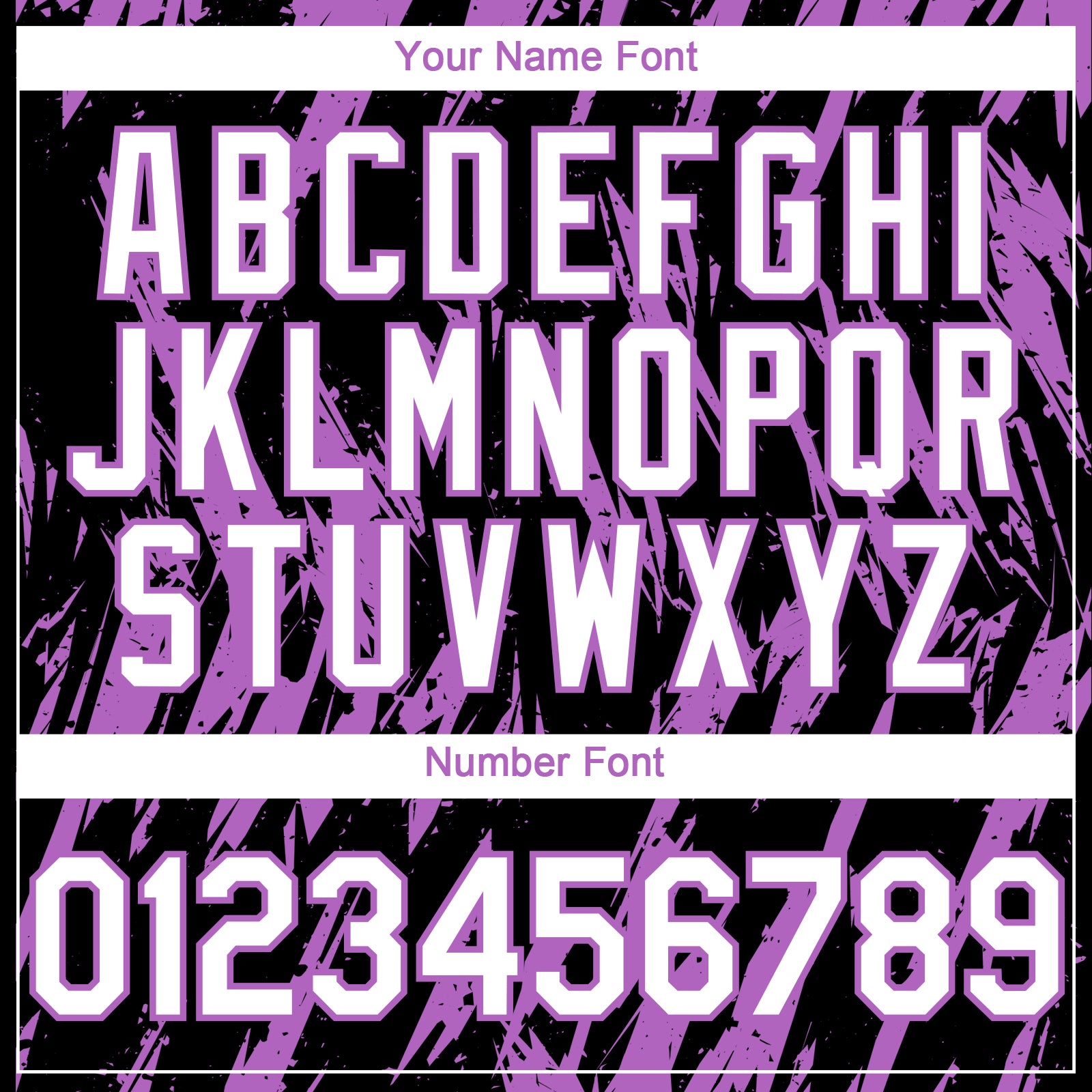 Custom Black White-Medium Purple Splatter Torn Sharp Brush Stroke Authentic Baseball Jersey