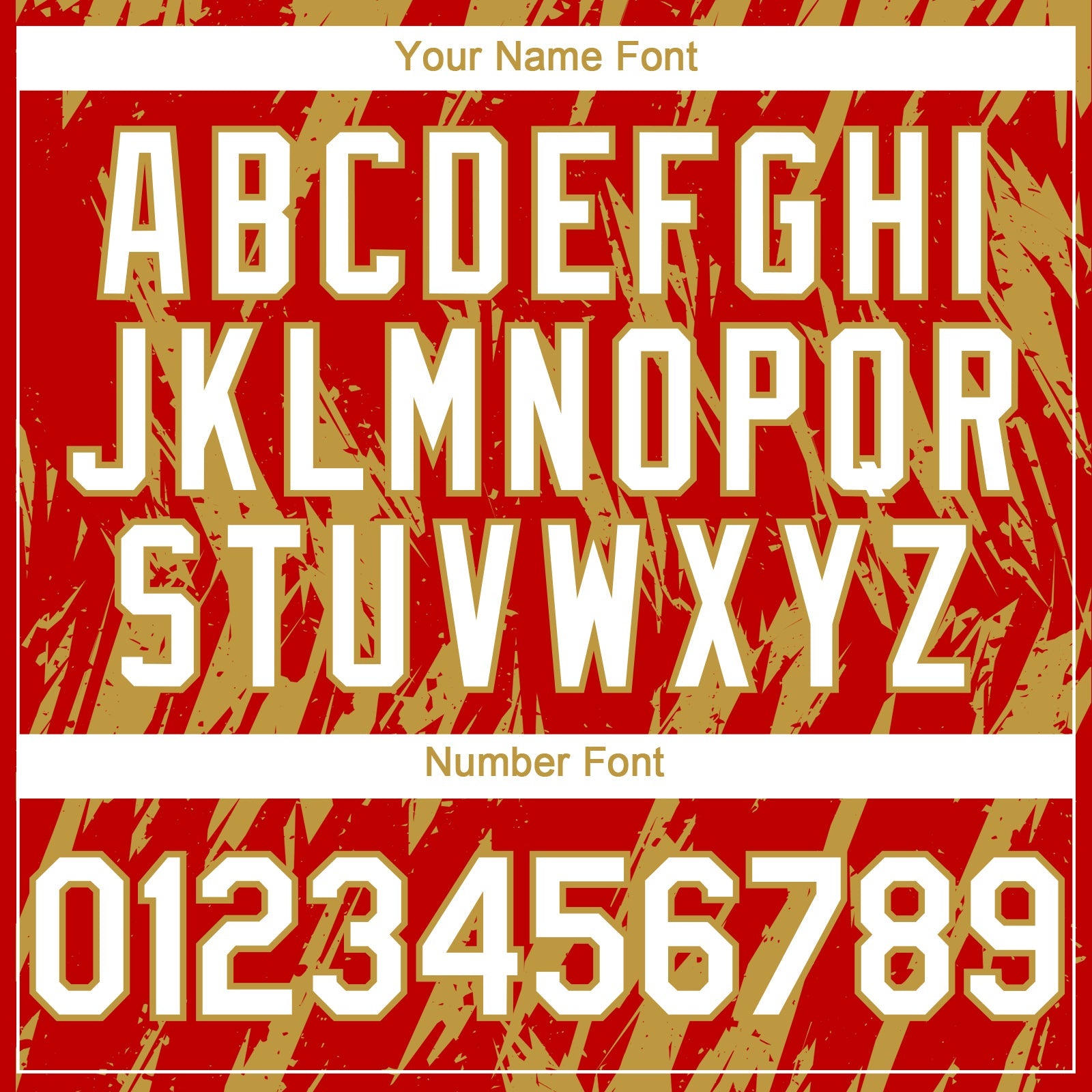 Custom Red White-Old Gold Splatter Torn Sharp Brush Stroke Authentic Baseball Jersey