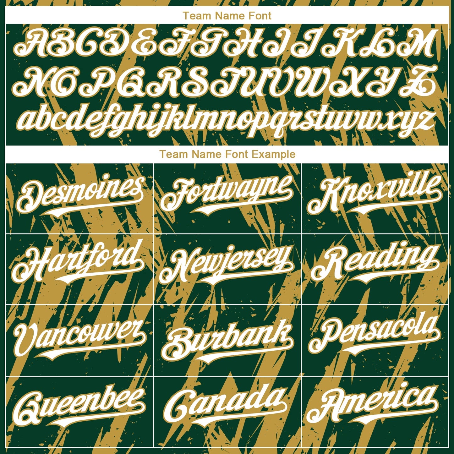 Custom Green White-Old Gold Splatter Torn Sharp Brush Stroke Authentic Baseball Jersey