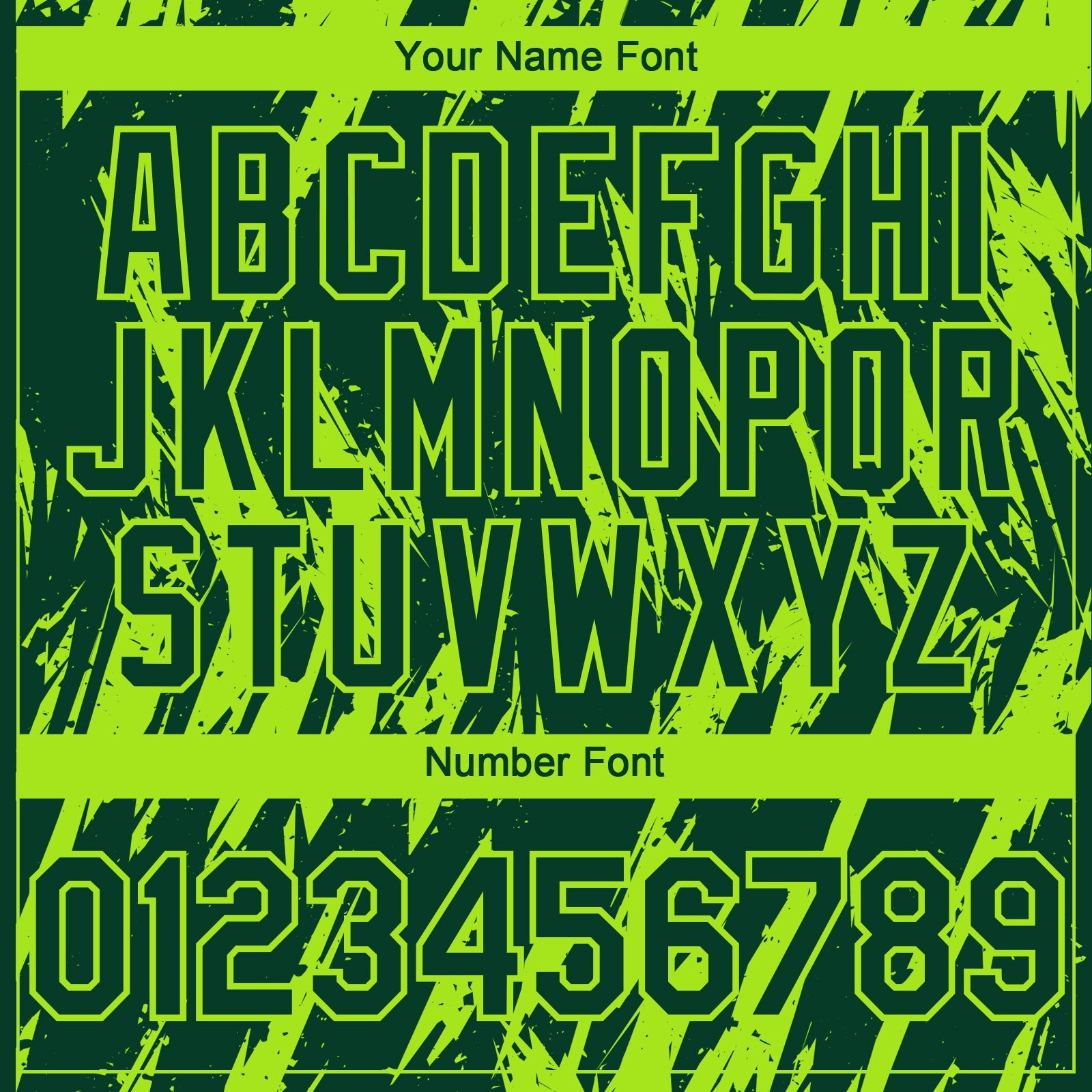 Custom Green Neon Green Splatter Torn Sharp Brush Stroke Authentic Baseball Jersey