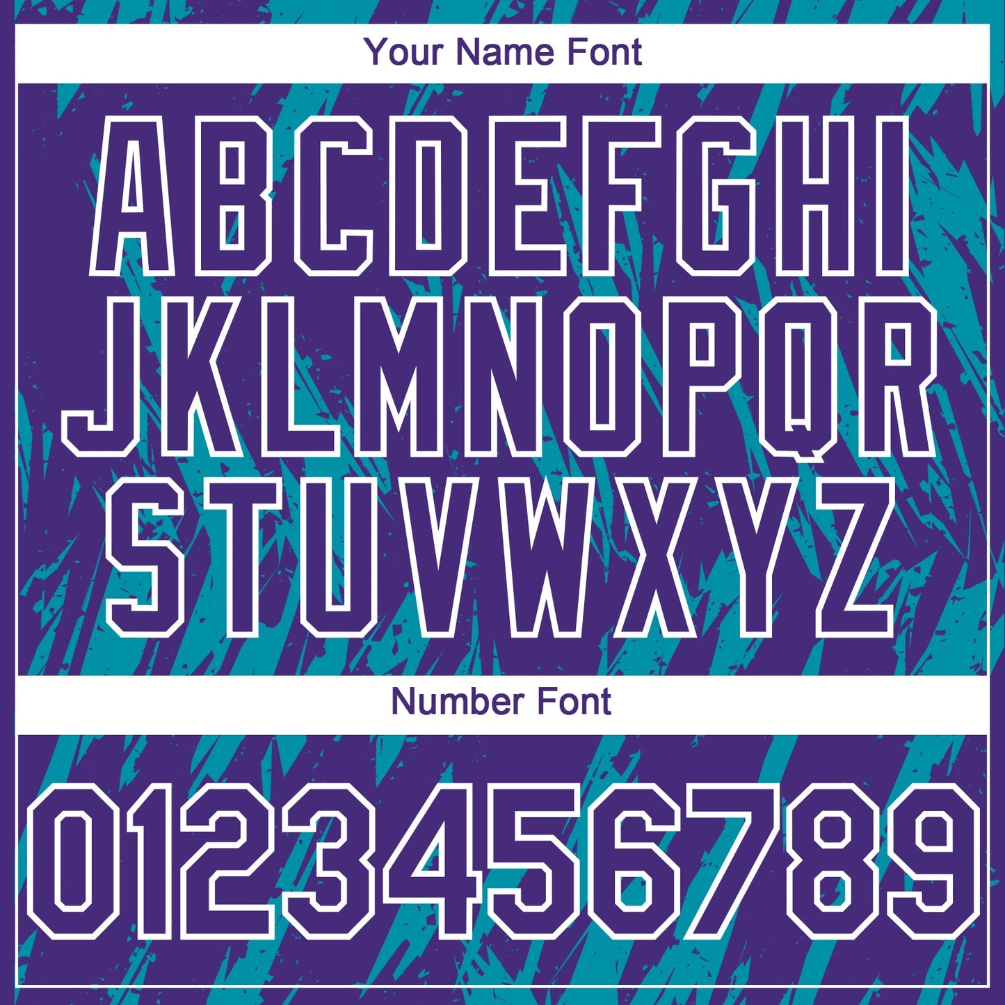 Custom Purple White-Teal Splatter Torn Sharp Brush Stroke Authentic Baseball Jersey