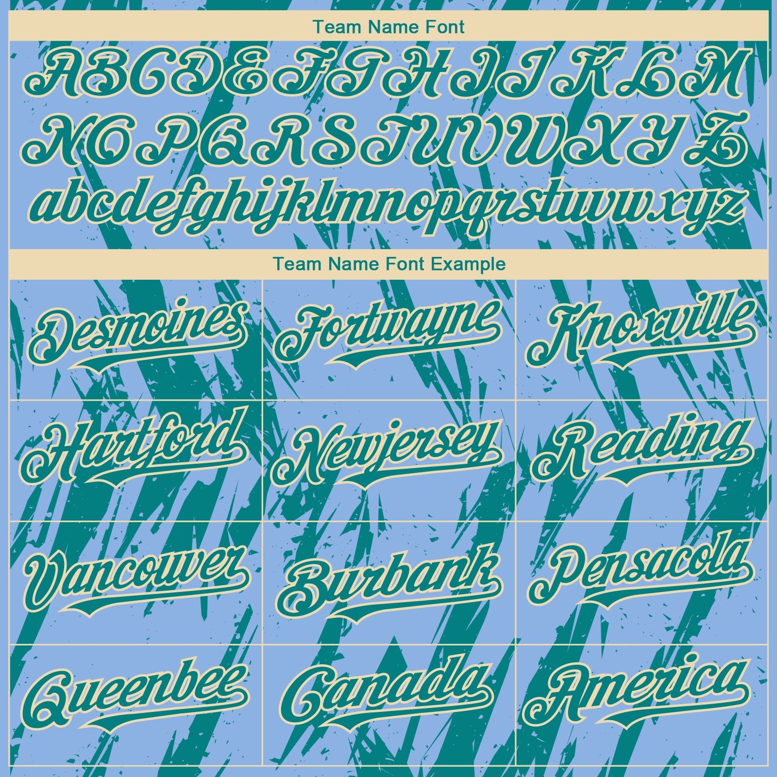 Custom Light Blue Teal-Cream Splatter Torn Sharp Brush Stroke Authentic Baseball Jersey