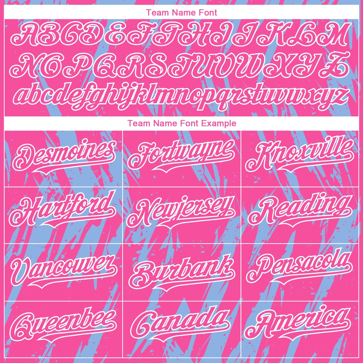 Custom Pink White-Light Blue Splatter Torn Sharp Brush Stroke Authentic Baseball Jersey