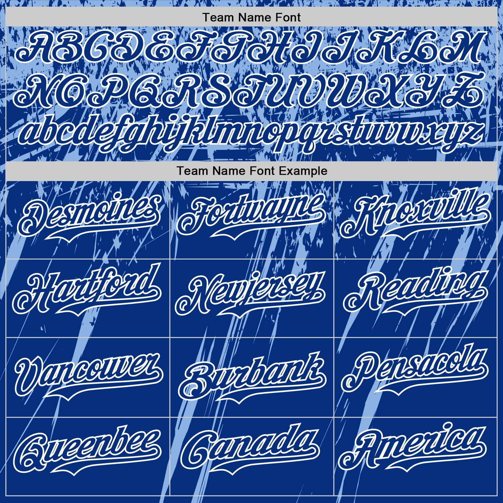 Custom Royal Light Blue-White Distressed Scratch Brush Stroke Authentic Baseball Jersey