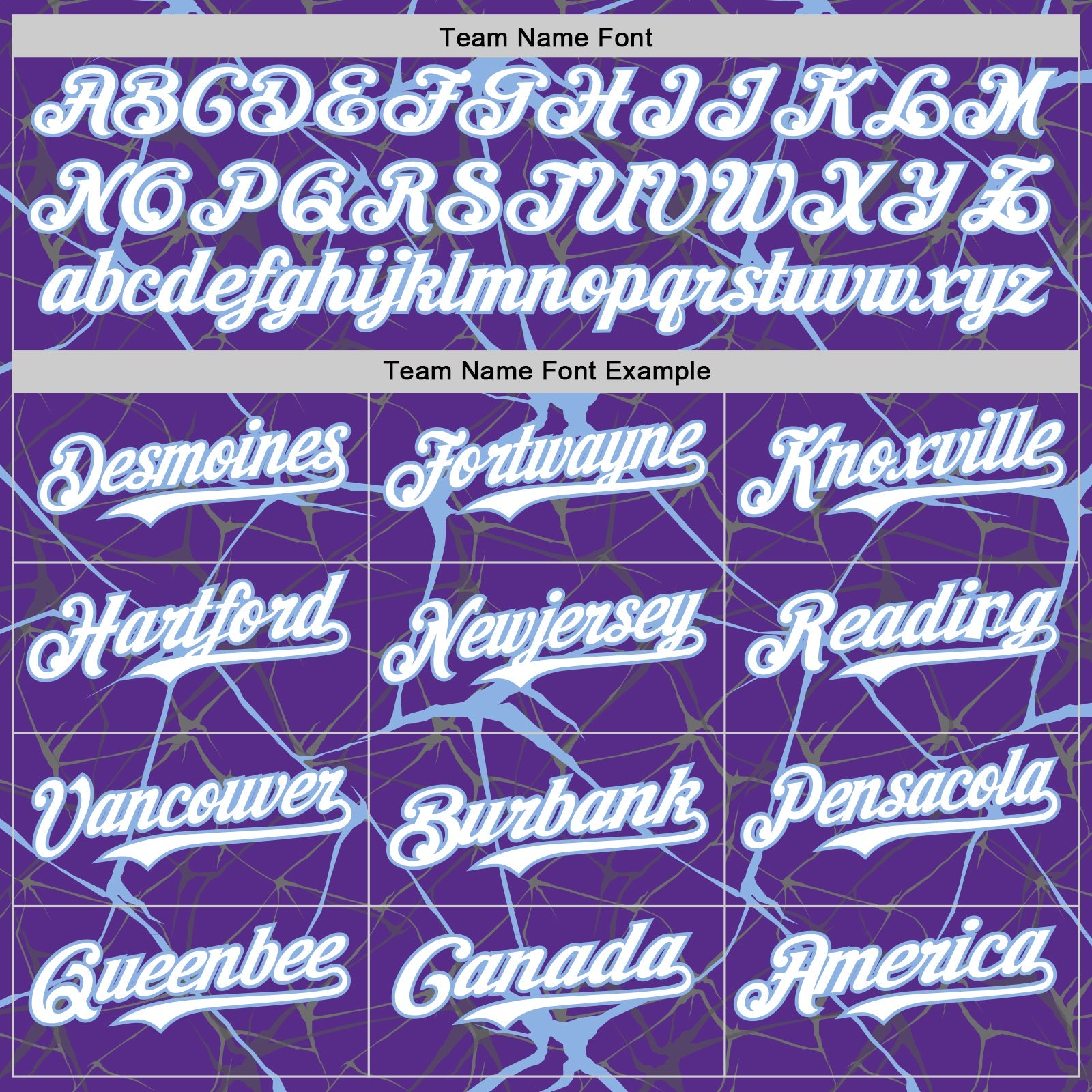 Custom Purple White-Light Blue 3D Pattern Design Abstract Network Authentic Baseball Jersey