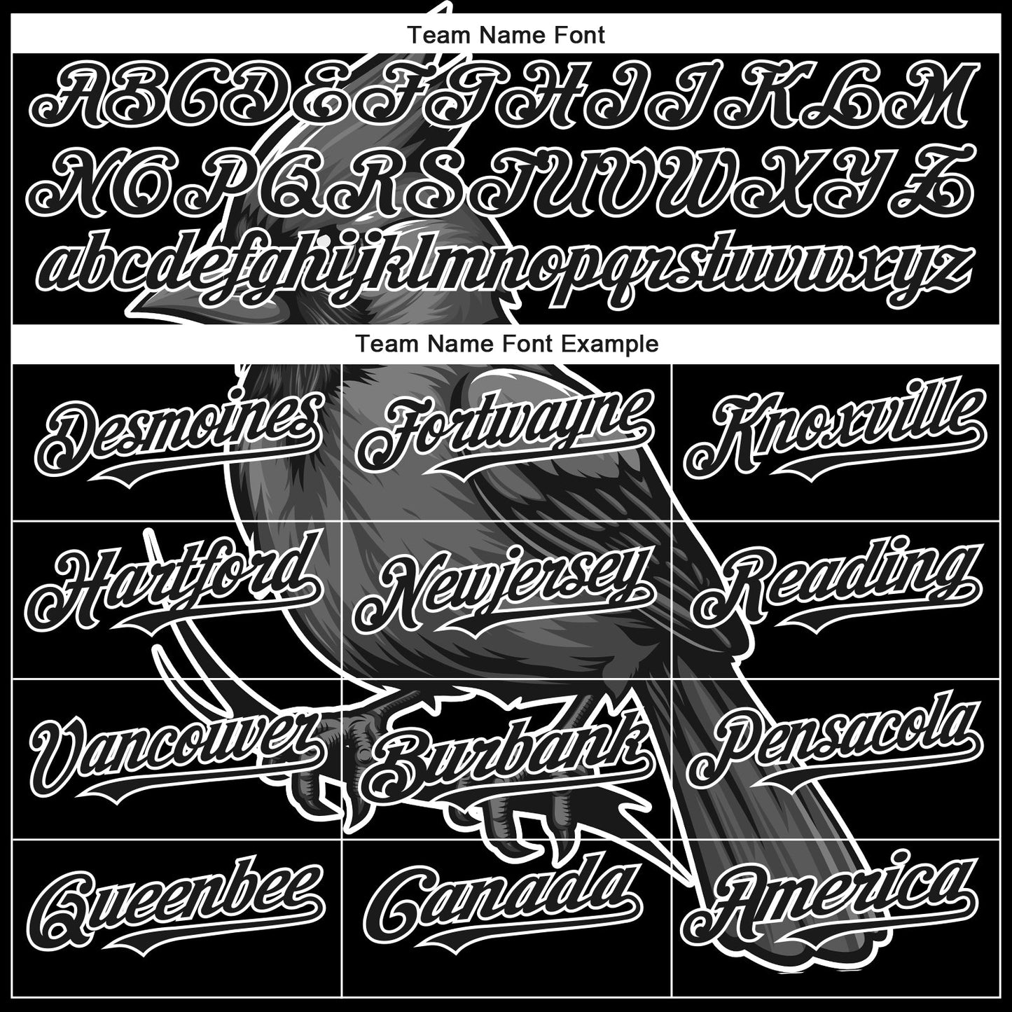 Custom Black White 3D Pattern Design Animal Cardinal Bird Authentic Baseball Jersey T-Shirts, Hoodie, Sweatshirt (Image 4)
