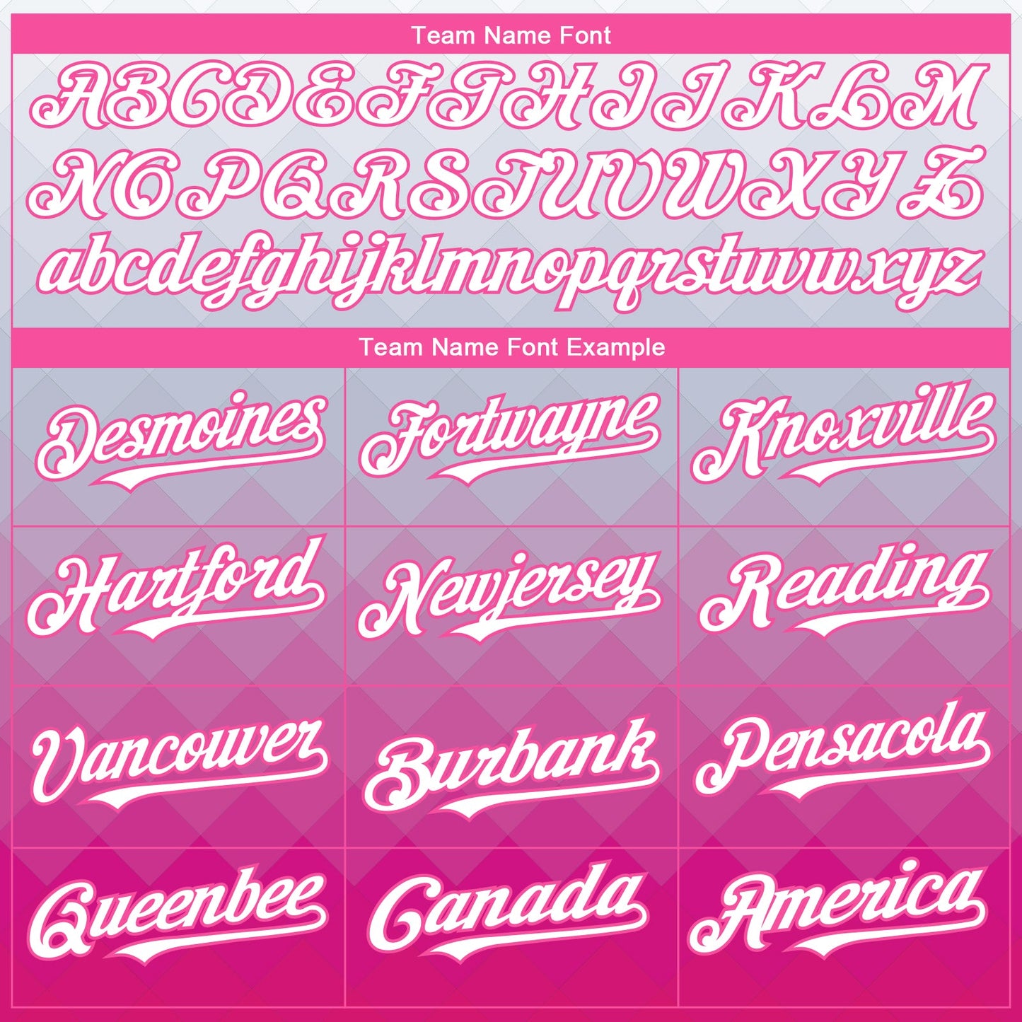 Custom Gray White-Pink 3D Pattern Design Gradient Square Shape Authentic Baseball Jersey