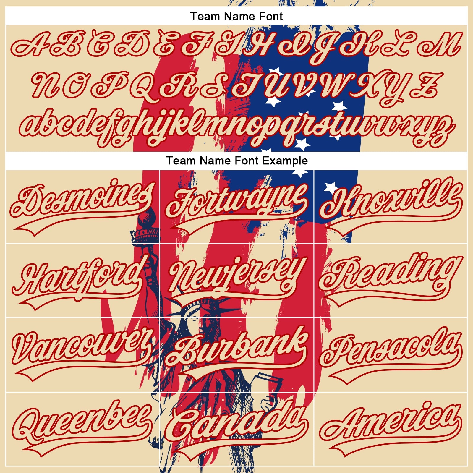Custom Cream Red-Royal 3D Pattern Design American Spirit American Eagle And Stars Authentic Baseball Jersey