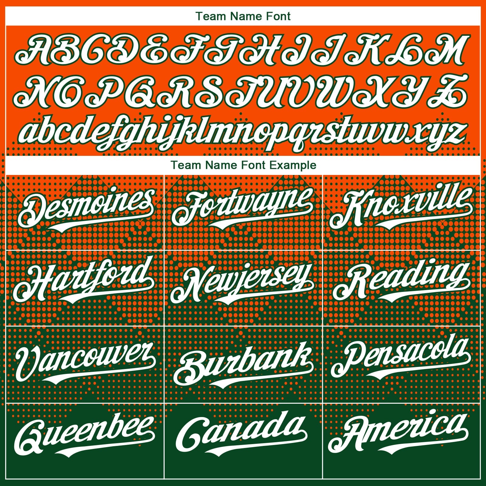Custom Orange White-Green 3D Gradient Square Shape Authentic Baseball Jersey