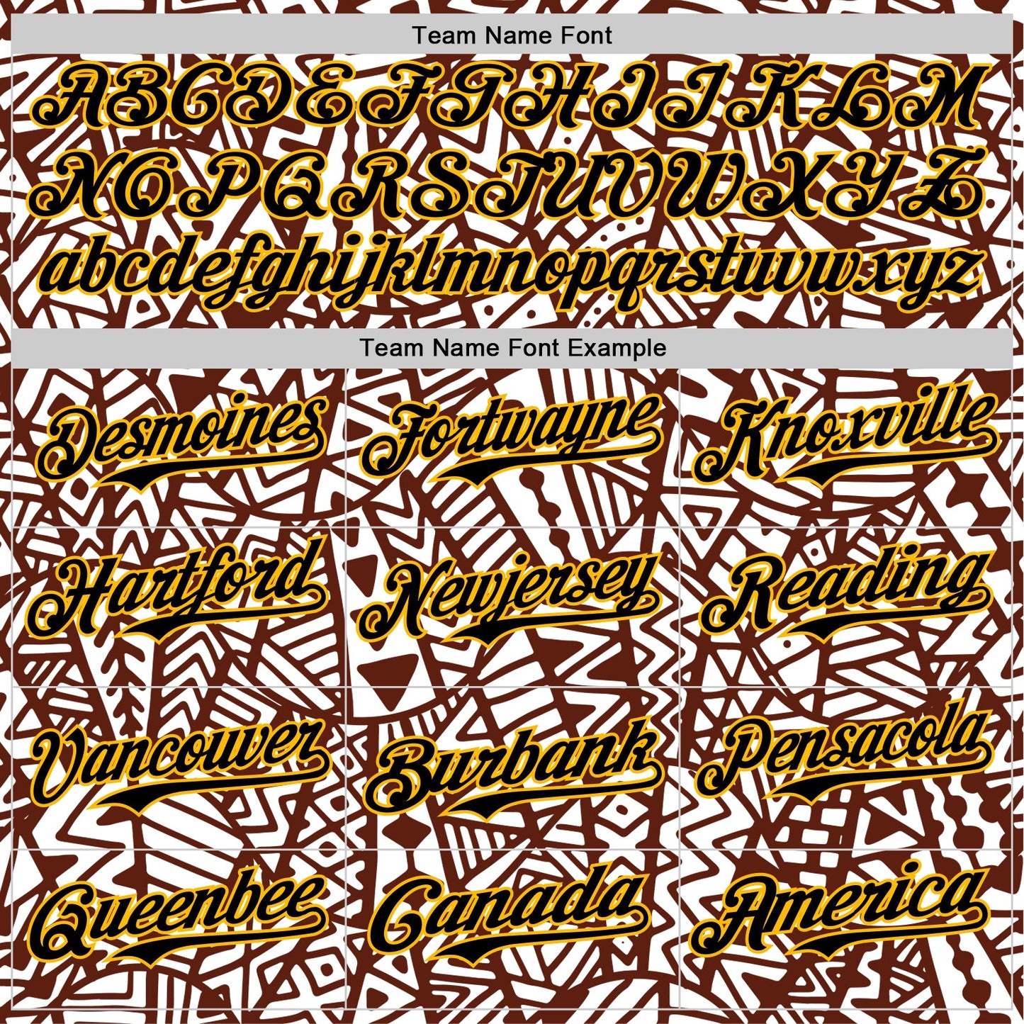 Custom White Black Brown-Gold 3D Polynesian Style Islander Authentic Baseball Jersey