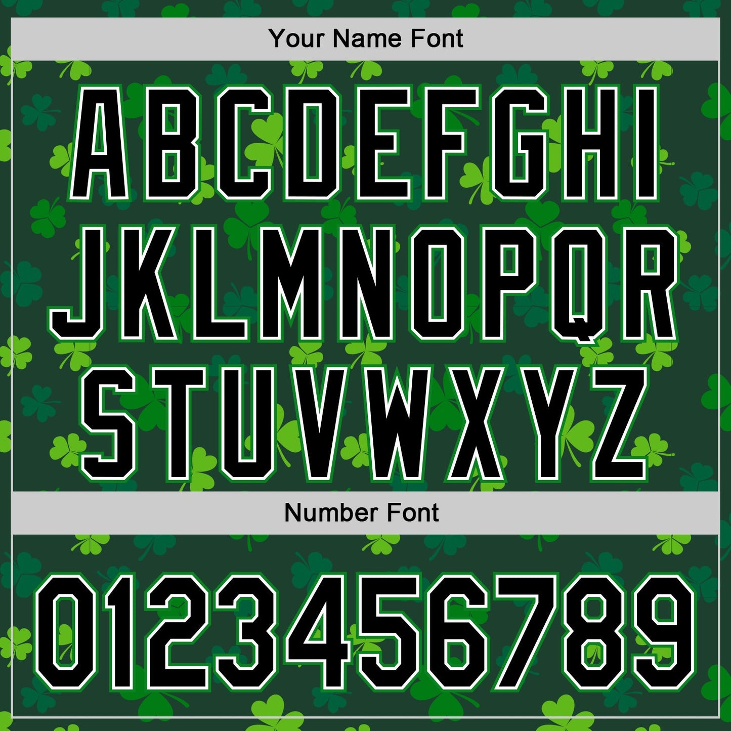 Custom Black White-Grass Green 3D Pattern Design Boston Cityscape Shamrock Authentic St. Patrick's Day Baseball Jersey