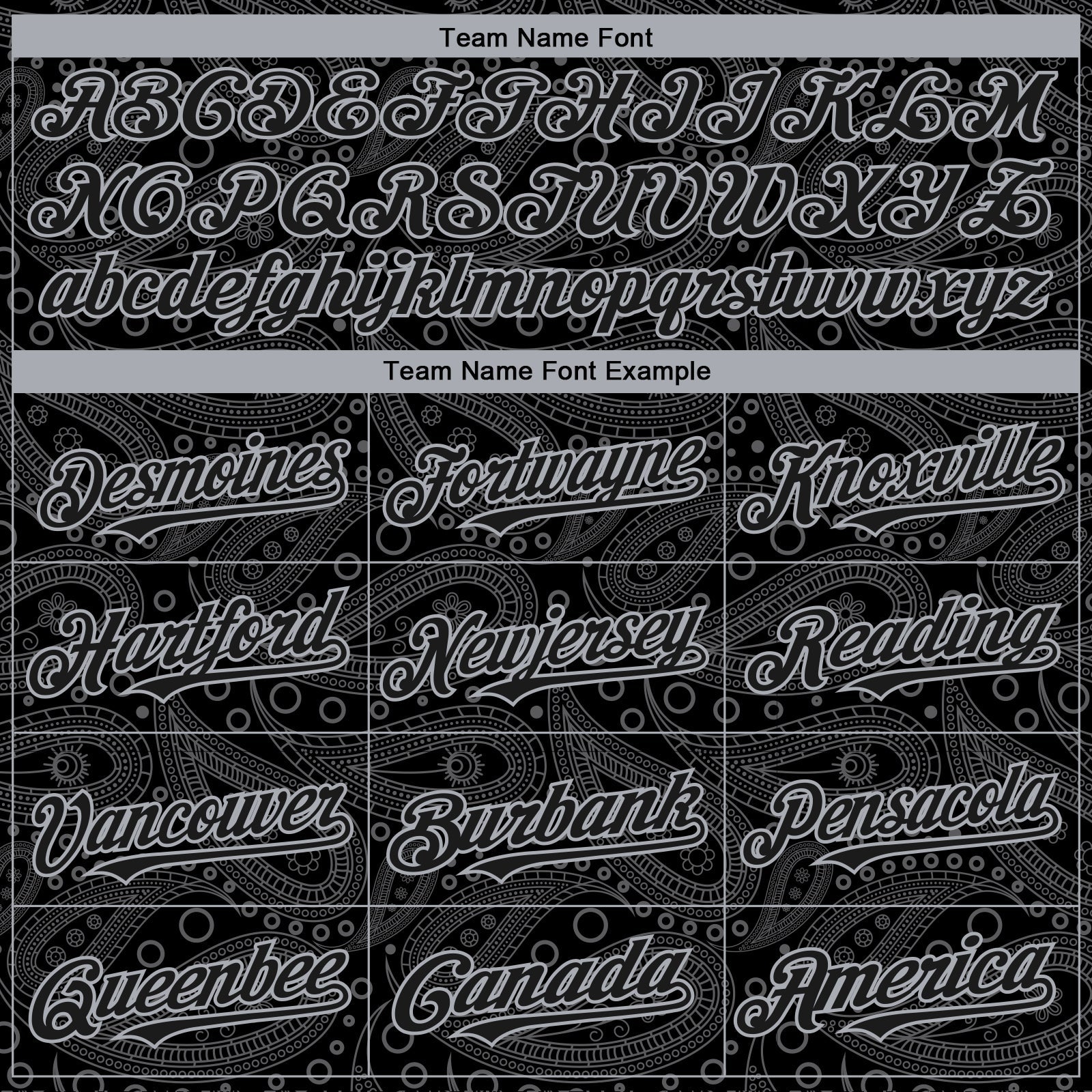 Custom Black Gray Rave Party Ethnic Paisley Bandana Authentic Baseball Jersey