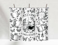 Just One More Chapter Skeleton Books 20oz Skinny Tumbler