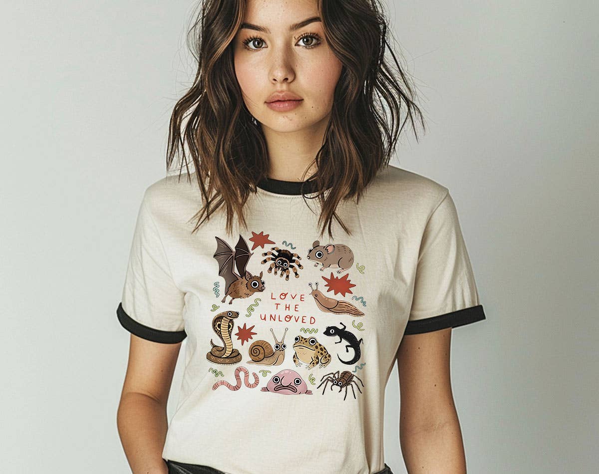 Love the Unloved Weird Animals Biology Teacher Ringer Shirt