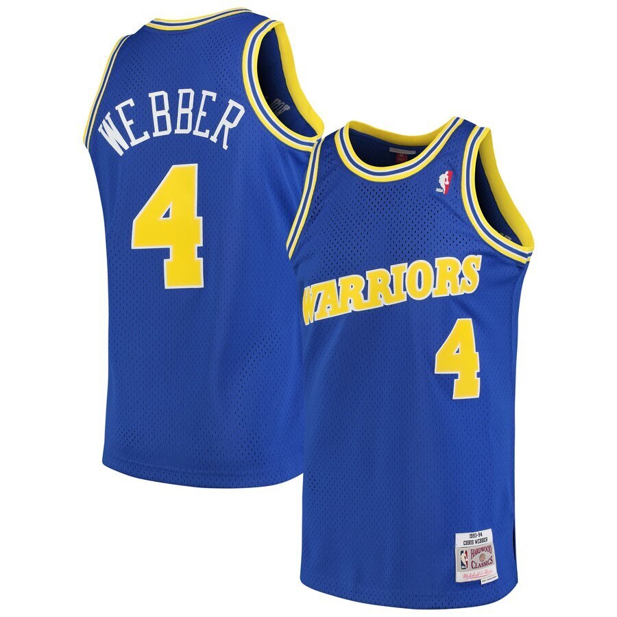 4 # Webber Retro Blue Jersey