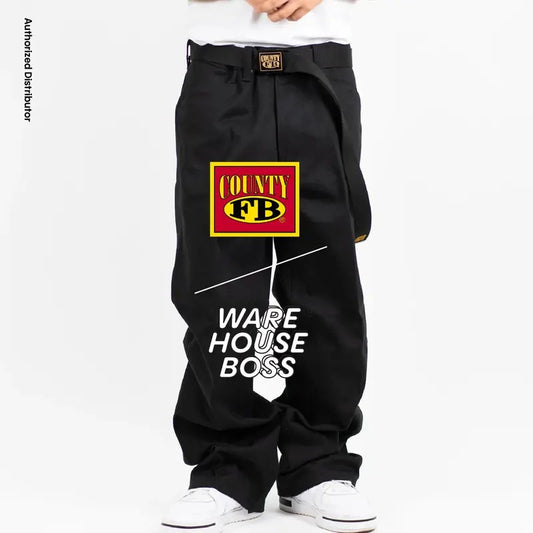 FB COUNTY Men's Heavyweight 50/50 Pants FBCOUNTY Carpenter Pants Original Fit Twill Pants OG Cut Pants Casual Trousers Hip Hop Harem