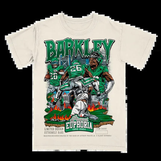 Saquon Barkley V2 Tee #/500 Gift For Fan - Men's Casual T-shirt - Menswear Hoodie, Sweatshirt | WearSparks.com