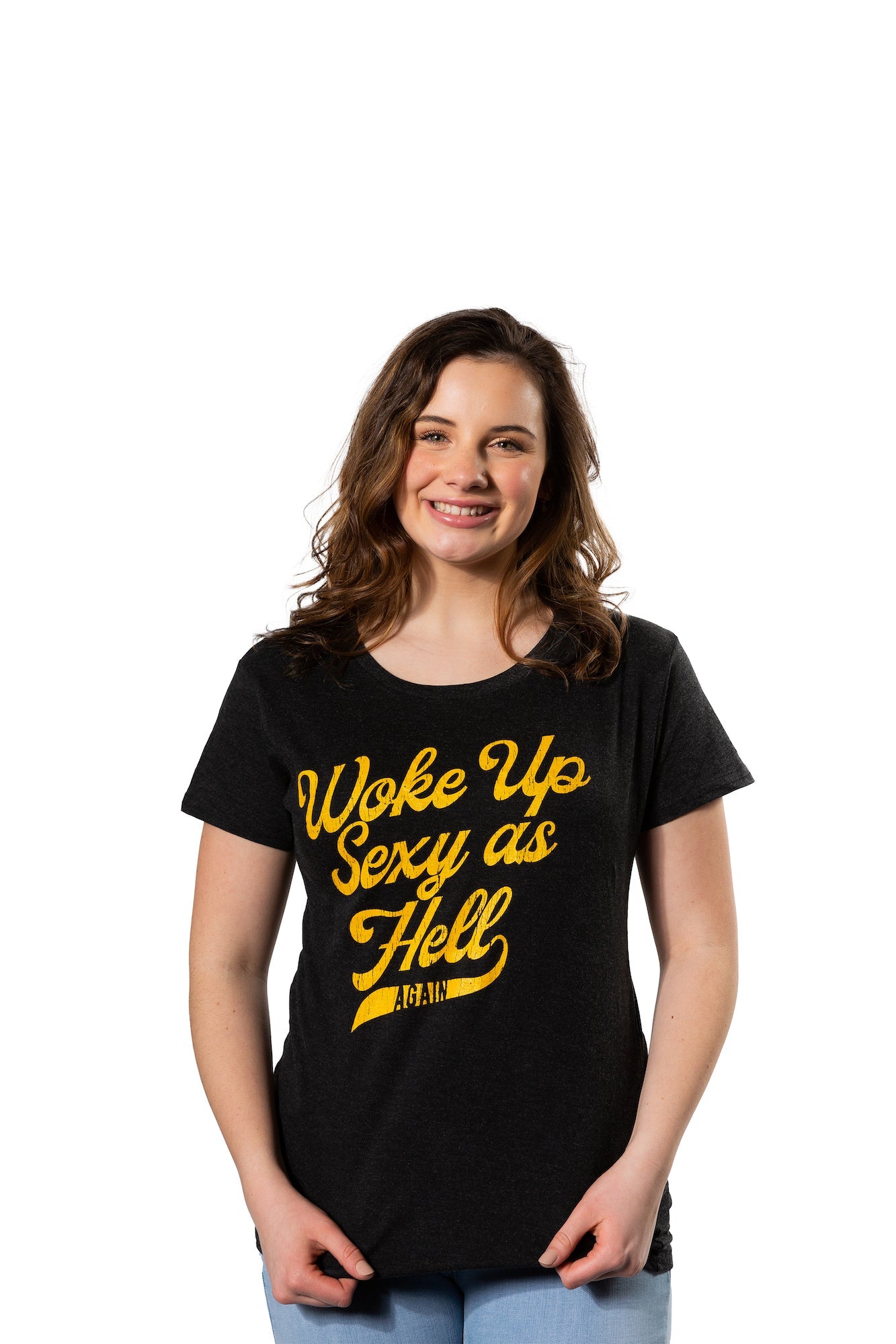 I Woke Up Sexy As Hell Again Women's T Shirt Hoodie, Sweatshirt | WearSparks.com (Image 3)