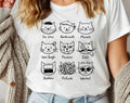 Artistic Cat Painters Warhol Da Vinci Dali T-Shirt