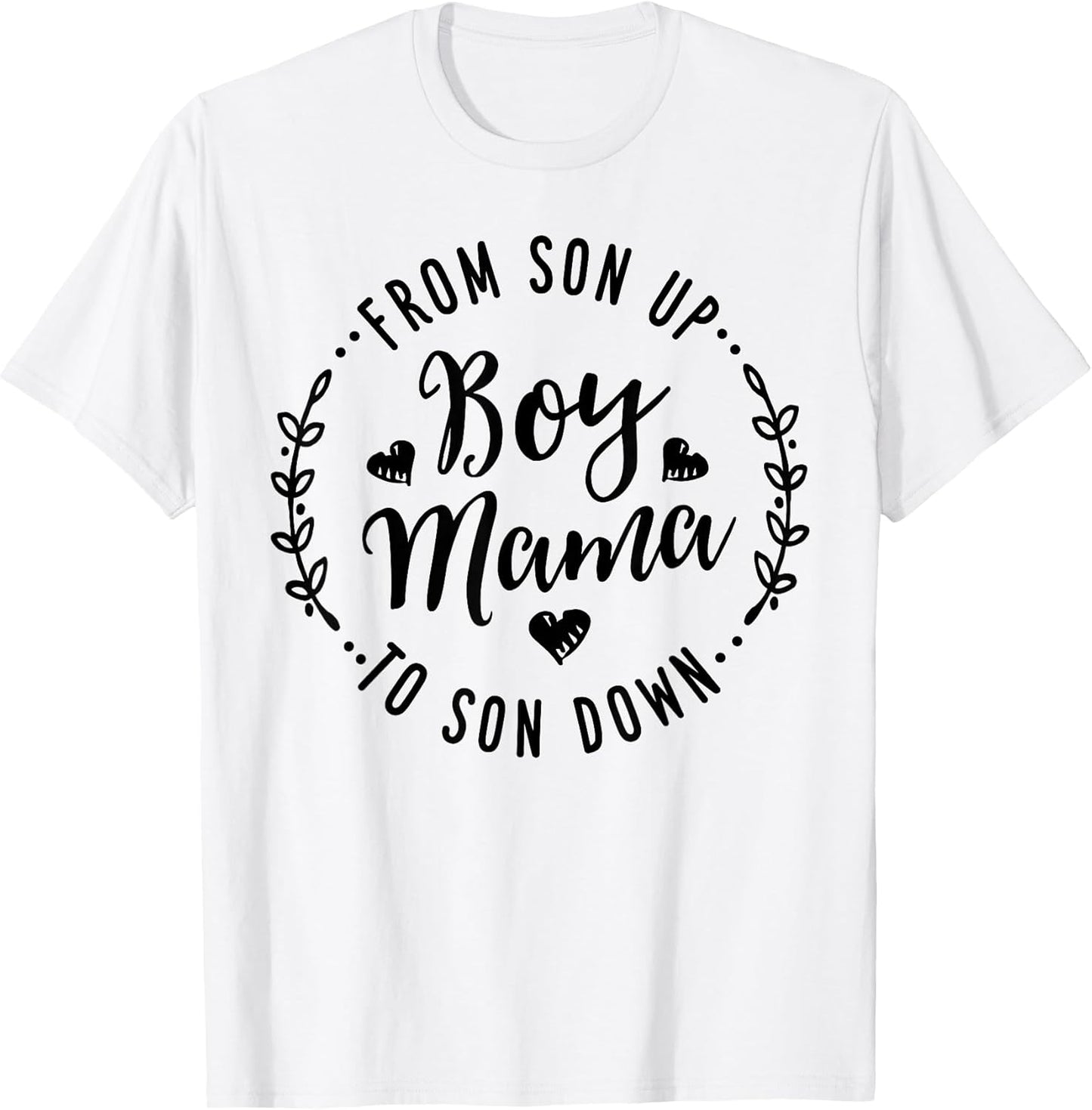 Young Mum from Son to Sun Down Mother's Day Funny Mum Cute T-Shirt