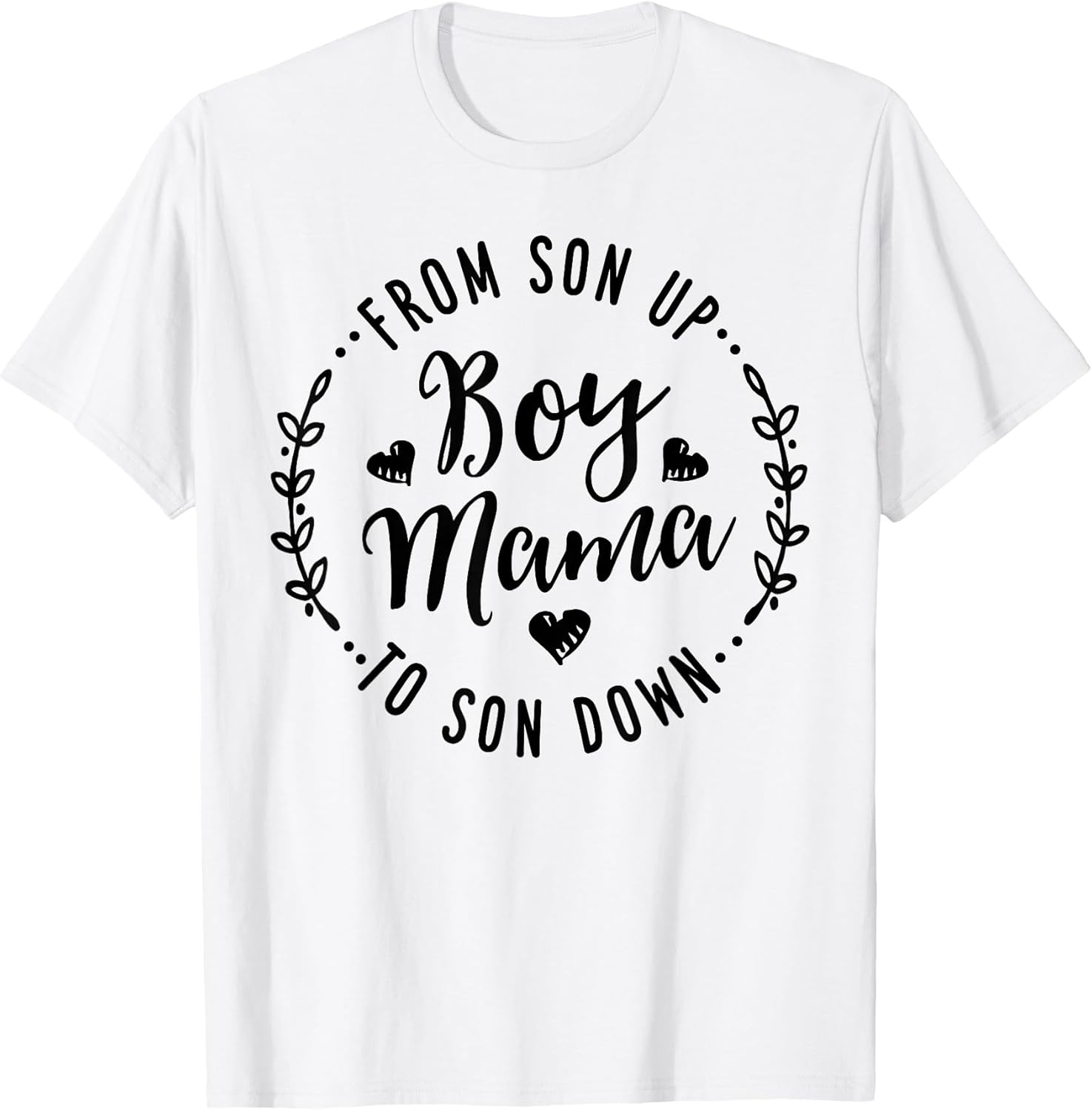 Young Mum from Son to Sun Down Mother's Day Funny Mum Cute T-Shirt