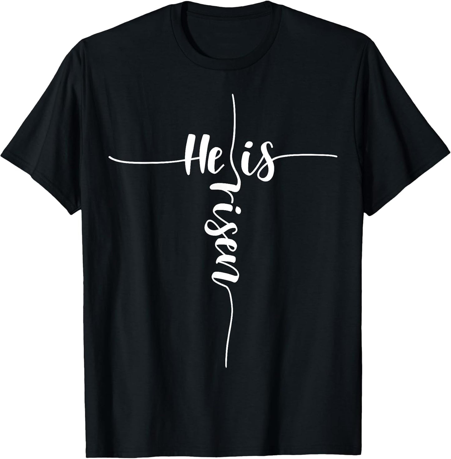 He is Risen Cross Jesus for Christian Easter Day T-Shirt