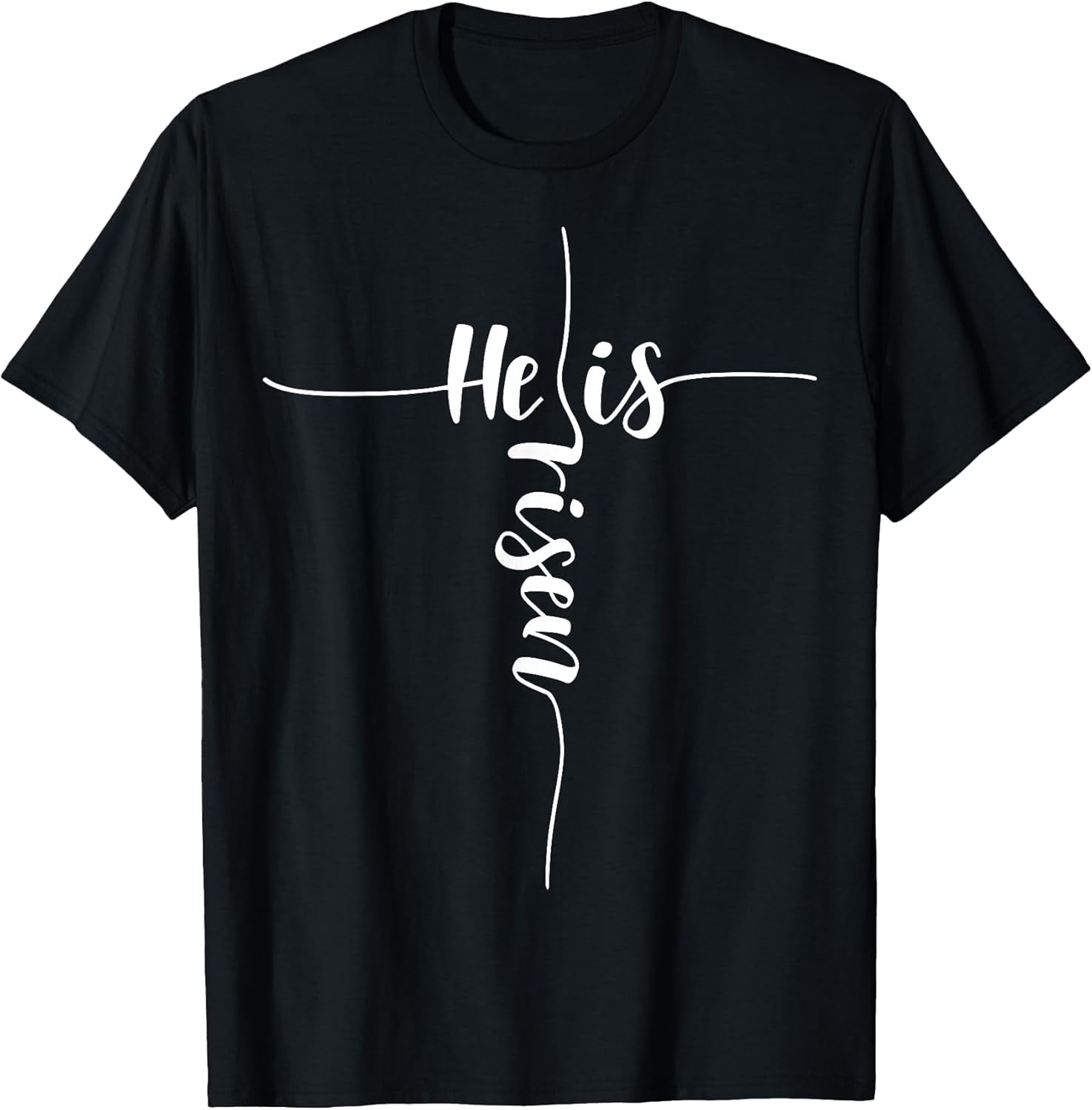 He is Risen Cross Jesus for Christian Easter Day T-Shirt