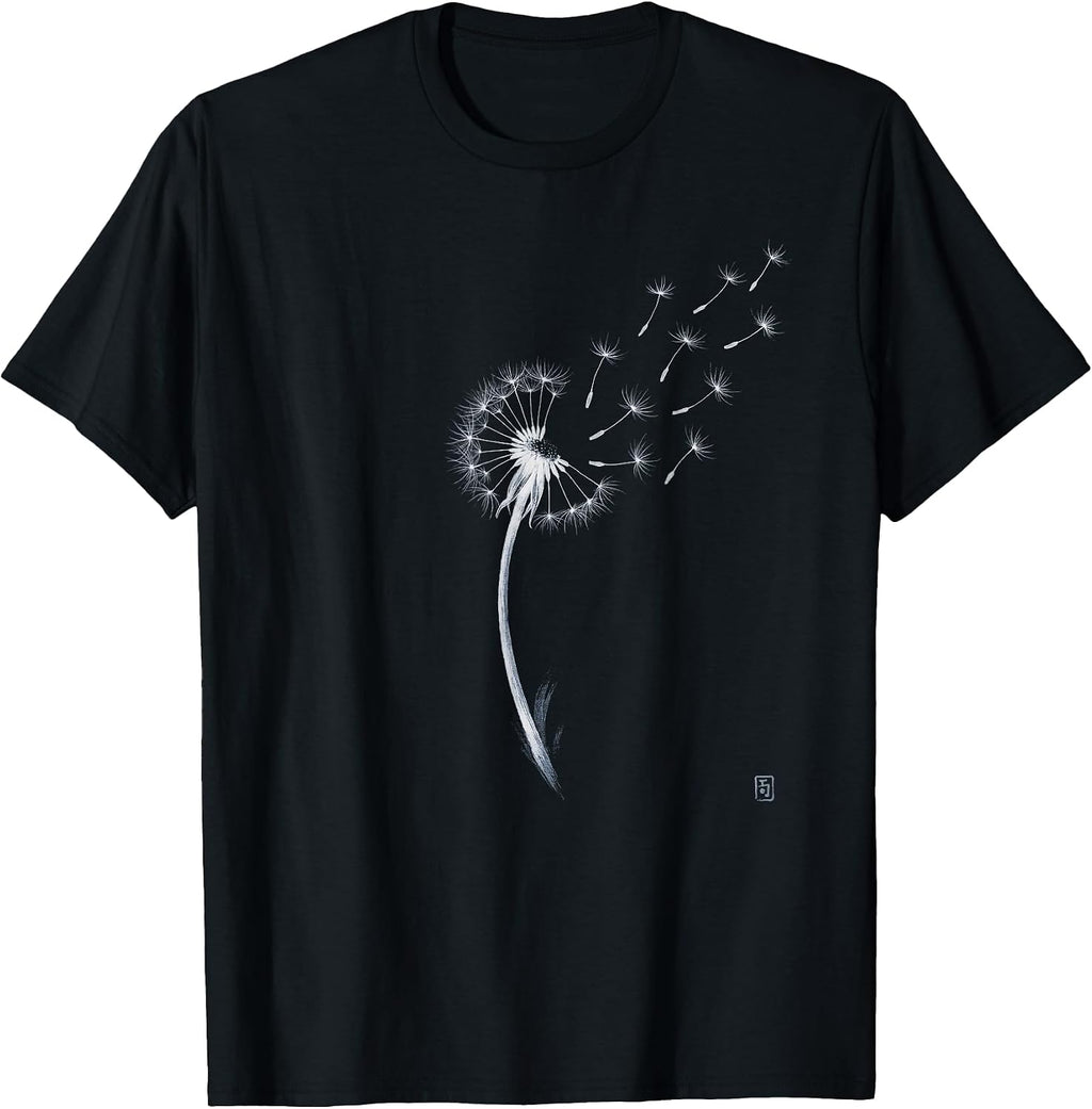 Wabi Sabi Floral Art Aesthetic Men Women Tees