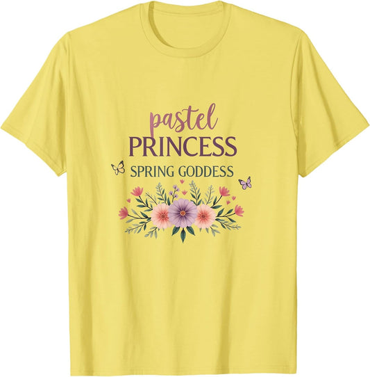 Pastel Princess Spring Goddess Easter Design T-Shirt