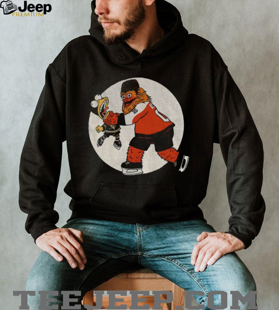 Gritty Strangle Iceburgh Philadelphia Flyers vs Pittsburgh Penguins Hockey Meme T Shirt