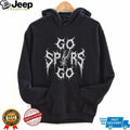 Go Spurs Go metal black San Antonio Spurs Basketball NBA 2026 shirt