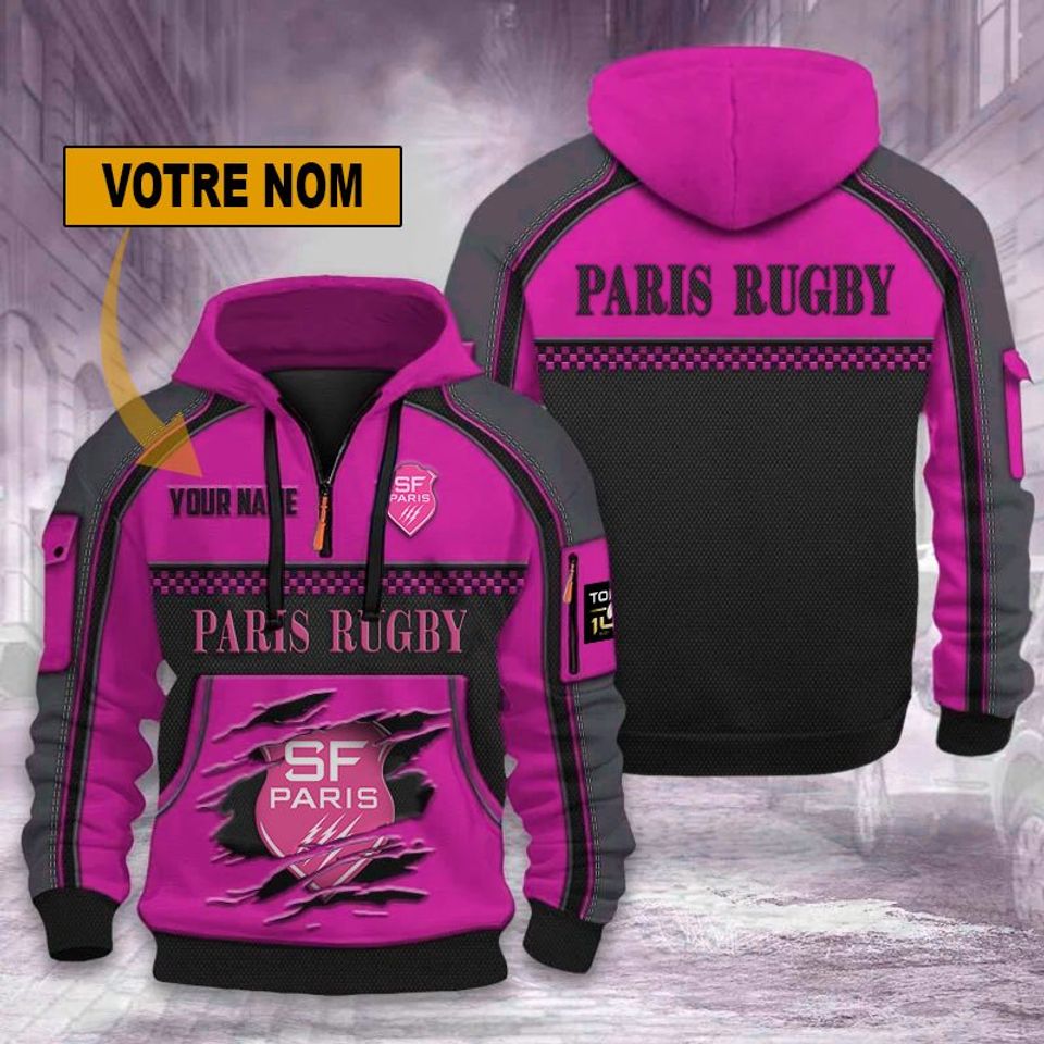 Stade Français – Dynamic Hoodie New edition with personalized name